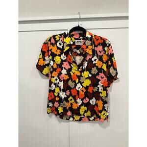 Maison Rabih Kayrouz Floral Multi Blouse Size 40(US 8)
